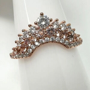 Bomb Party Classic + Timeless Style Morganite Ring NWT Size 9
